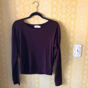 NATION LTD RIBBED KNIT L/S T SHIRT